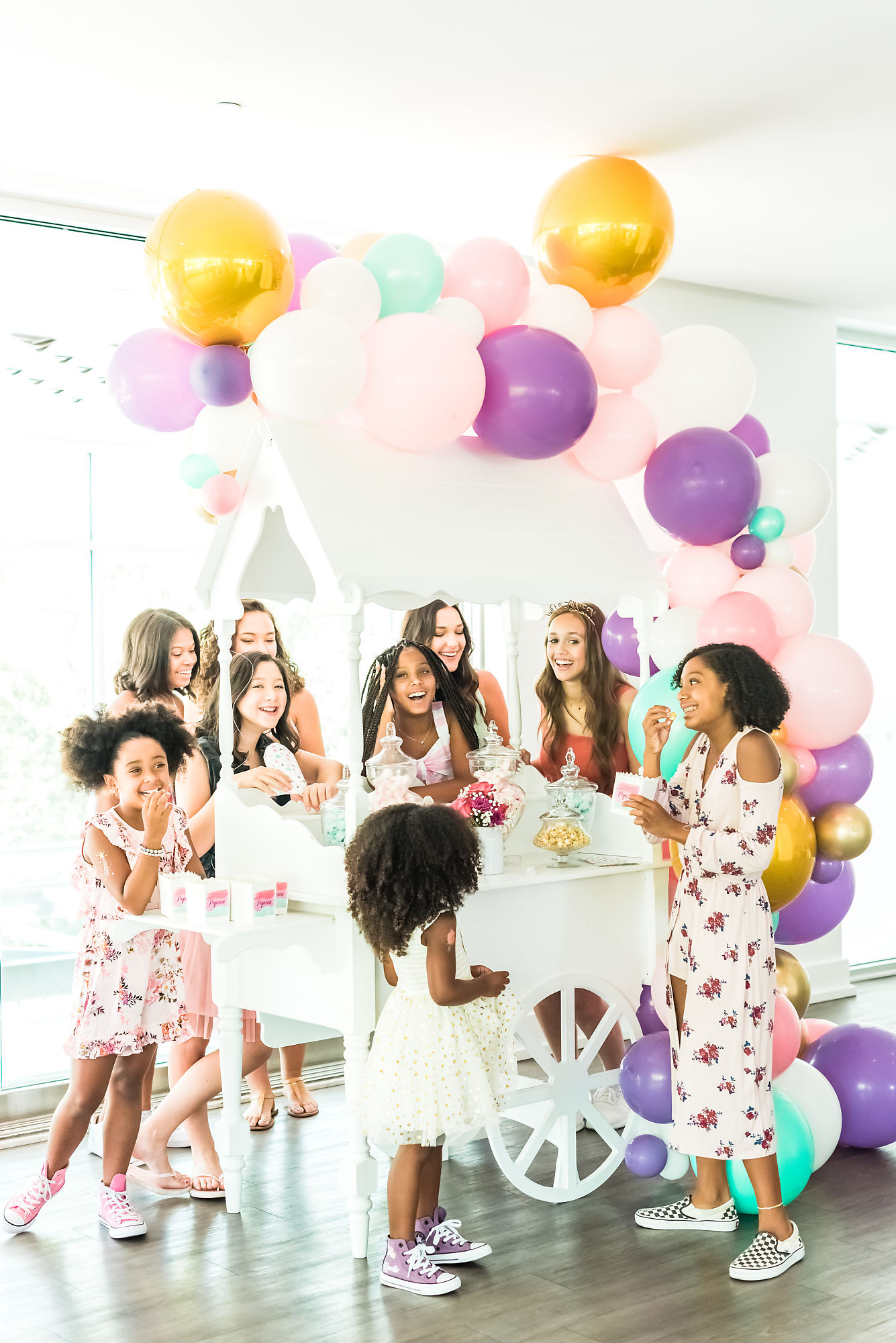 Kylie Jenner inspired kids birthday party at Clayton On the Park in Scottsdale Arizona