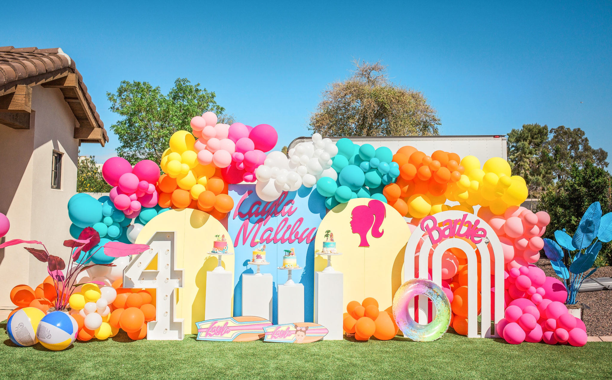 Malibu Barbie 4th Birthday | partiesonpurpose.com